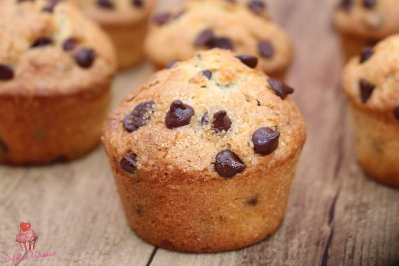Muffins aux pépites de chocolat